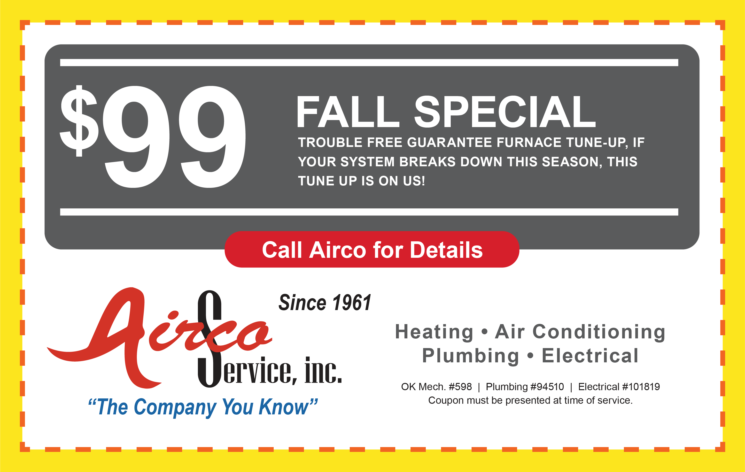 Coupons Rebates Airco Service