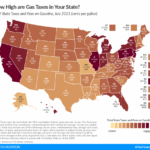 Gas Tax Rates By State 2021 State Gas Taxes Tax Foundation