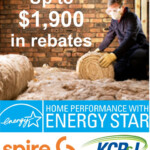 Get Up To 1 900 In Rebates For Air Sealing Attic Insulation Wall