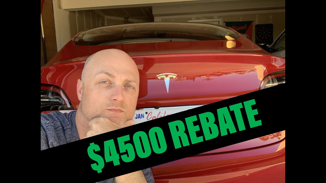 How I Got 4500 California Rebate For Buying My Tesla Model 3 YouTube