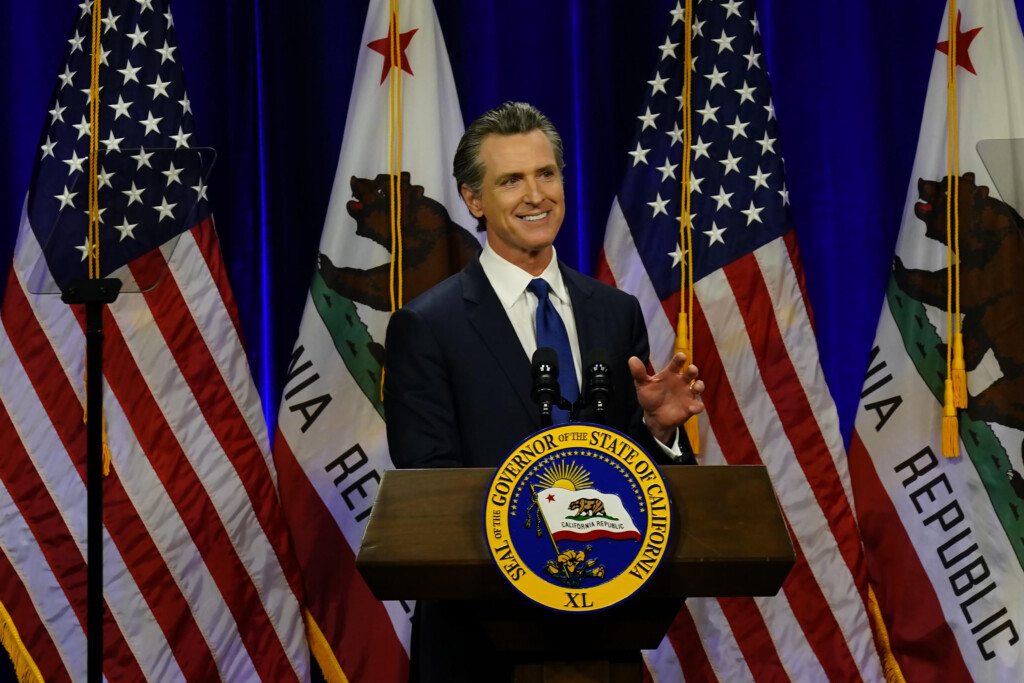 Newsom Wants Tax Rebate Touts California Way Of Governing AP News