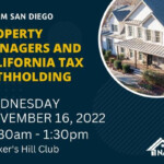 Property Managers And California Tax Withholding California NARPM