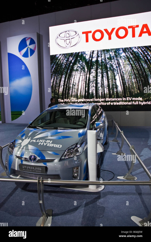 Toyota Prius Plug in Hybrid Concept At The 2009 LA Auto Show In The 