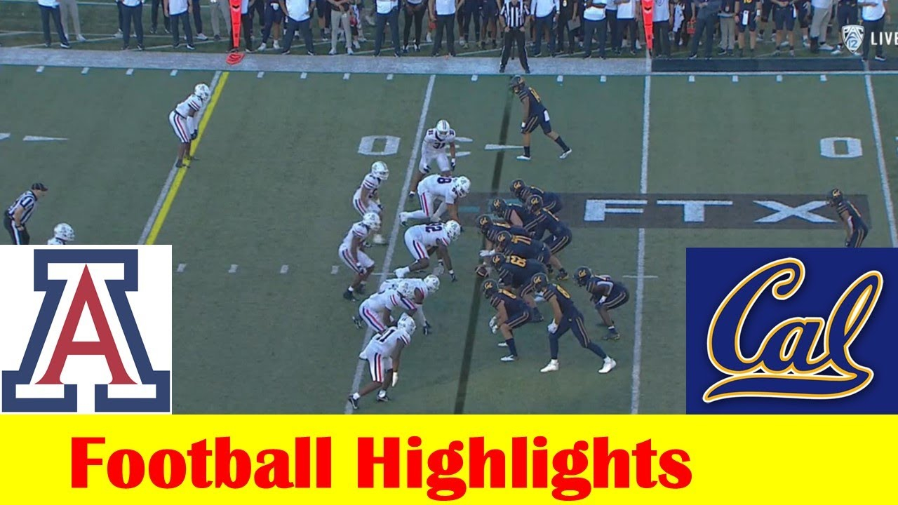 Arizona Vs California Football Game Highlights 9 24 2022 YouTube