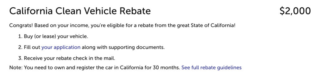 Ca Electric Car Rebate Taxable 2022 Carrebate