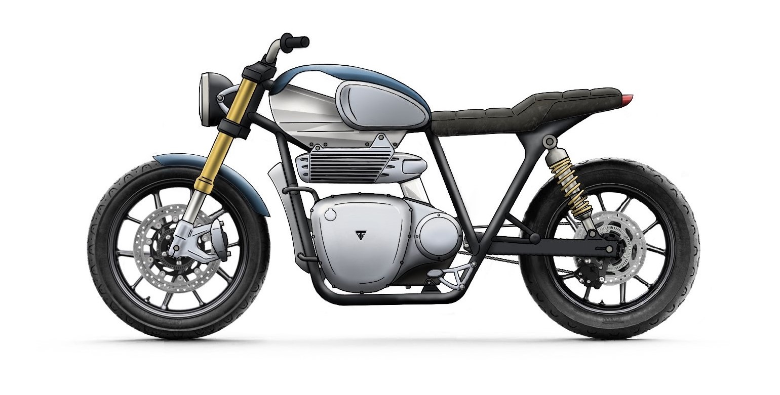 Electric Triumph Concept Sketch EvNerds