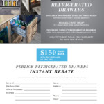 Perlick Refrigerator Drawer Rebate Pinnacle Sales Group