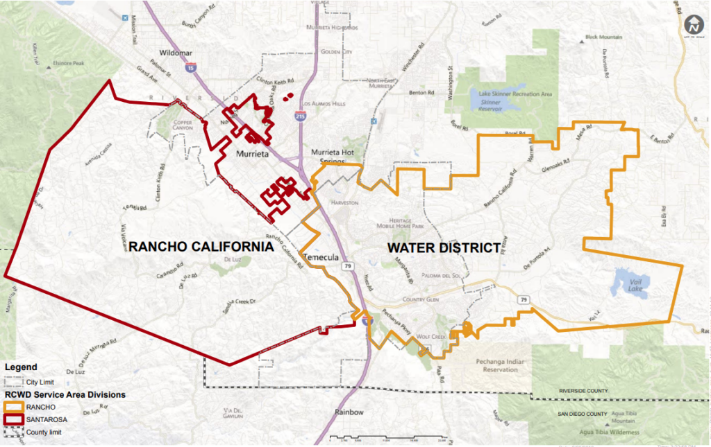 Rancho California Water District Map