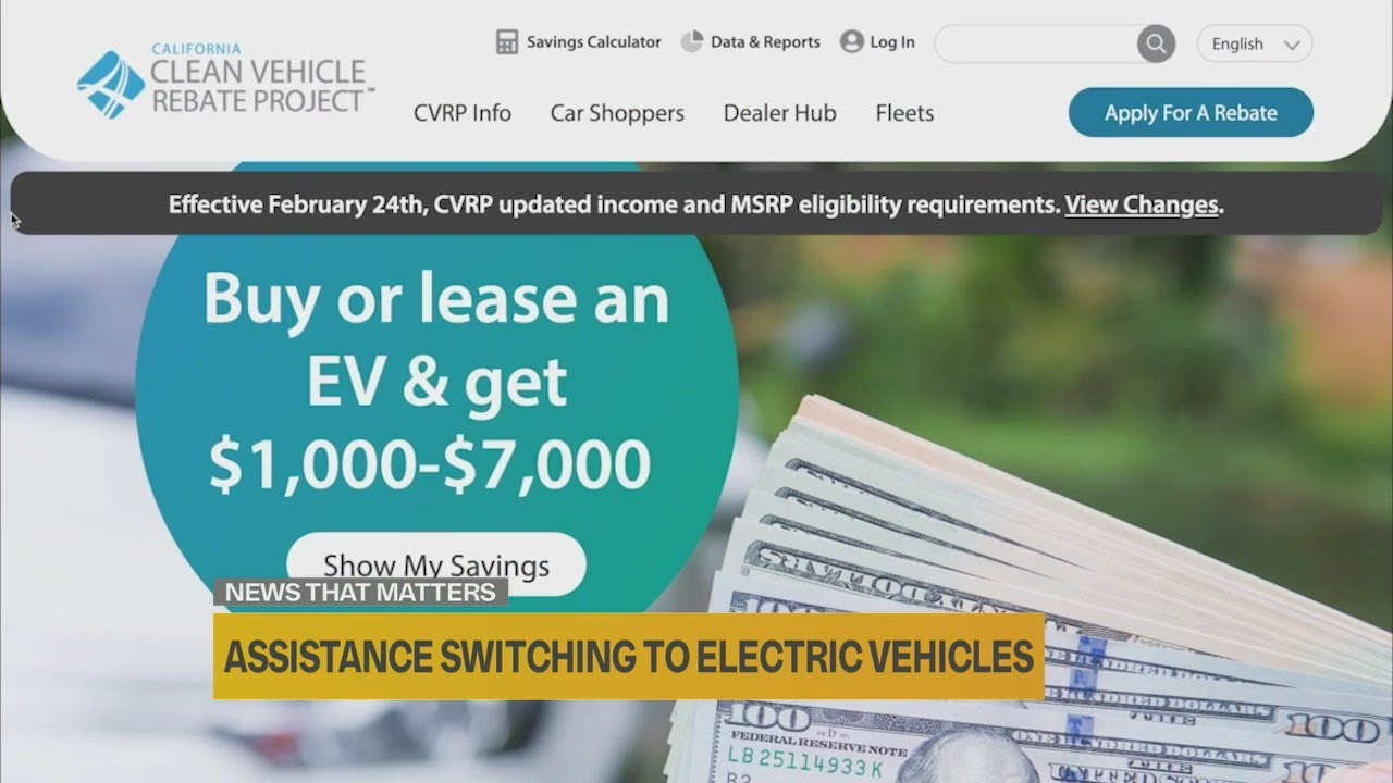 Rising Demand Delays California EV Rebate Programs YouTube