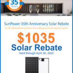 SunPower Solar Rebate Scudder Solar Energy Systems Blog