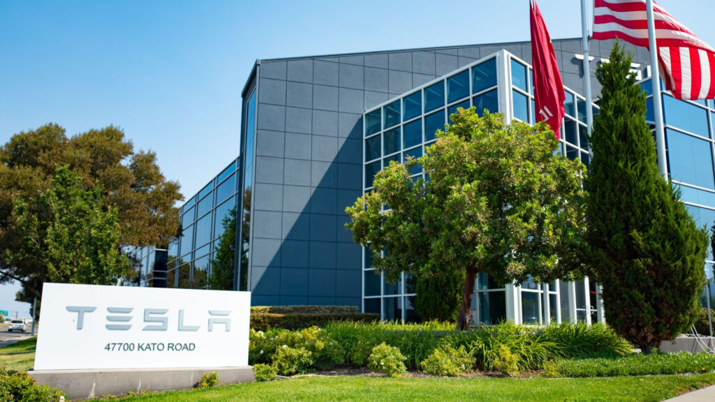 Tesla Headquarters Tesla Sues California County Over Factory Closure 