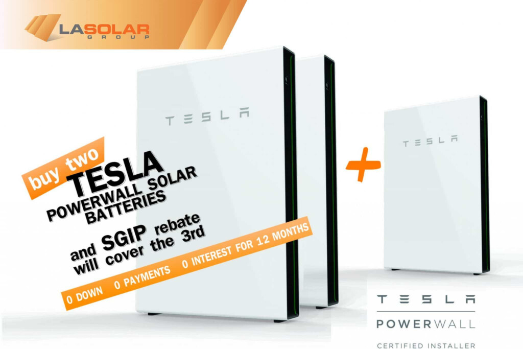 Tesla Powerwall Solar Rebates LA Solar Group Californiarebates