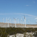 Wind Turbine Farm In Southern California Desert Alternative Energy