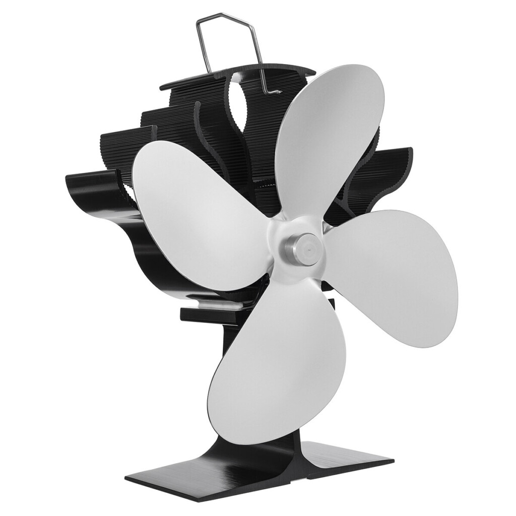 Yl901 4 Leaves Eco Heat Powered Wood Stove Fan For Gas pellet log wood 